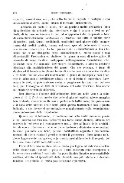 Rivista ospedaliera giornale di medicina e chirurgia