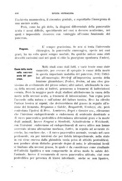 Rivista ospedaliera giornale di medicina e chirurgia