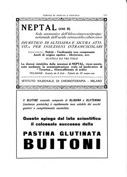 Rivista ospedaliera giornale di medicina e chirurgia