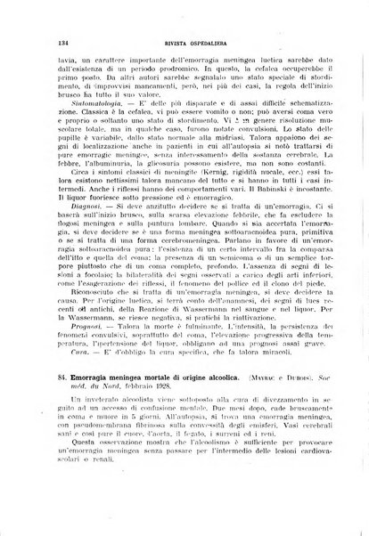 Rivista ospedaliera giornale di medicina e chirurgia