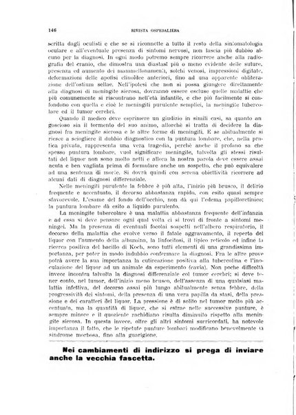 Rivista ospedaliera giornale di medicina e chirurgia