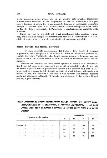 Rivista ospedaliera giornale di medicina e chirurgia