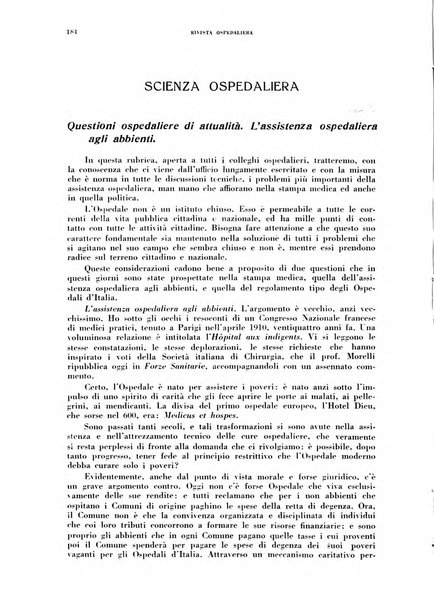 Rivista ospedaliera giornale di medicina e chirurgia