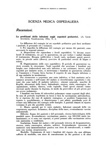 Rivista ospedaliera giornale di medicina e chirurgia