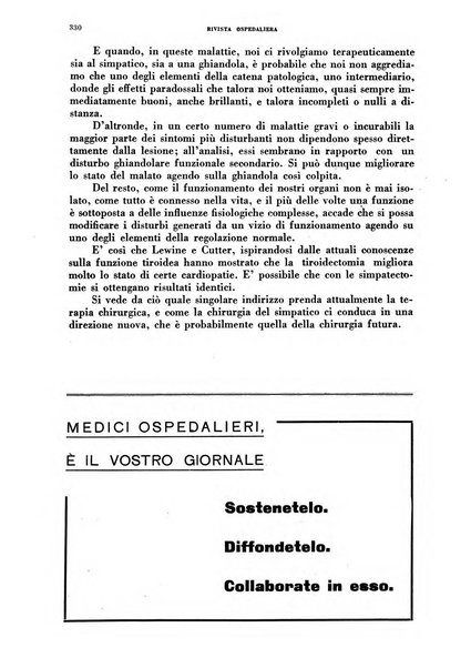 Rivista ospedaliera giornale di medicina e chirurgia