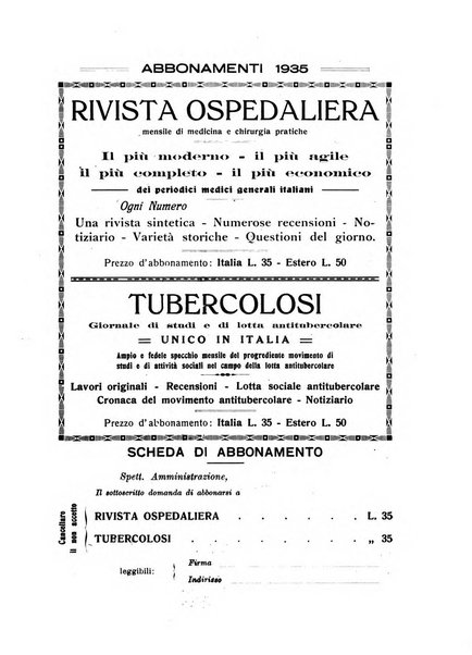 Rivista ospedaliera giornale di medicina e chirurgia