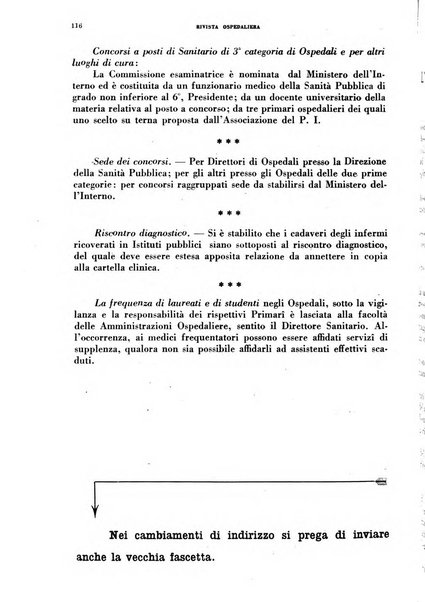 Rivista ospedaliera giornale di medicina e chirurgia