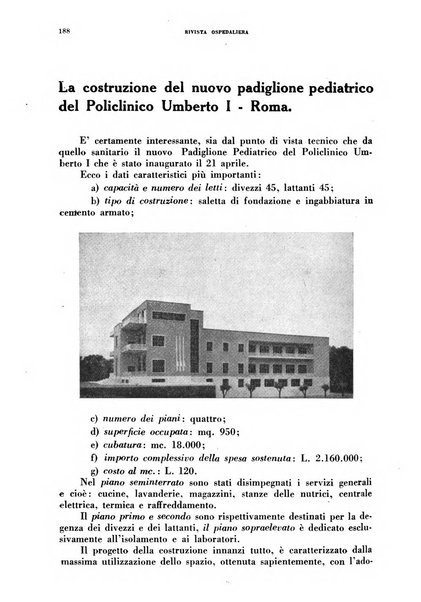 Rivista ospedaliera giornale di medicina e chirurgia