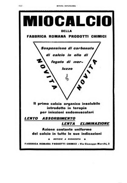 Rivista ospedaliera giornale di medicina e chirurgia