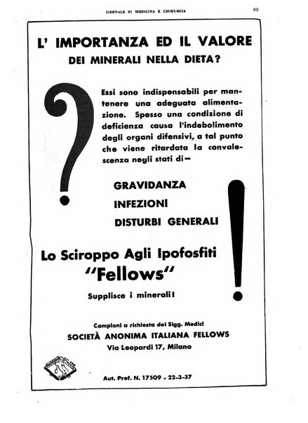 Rivista ospedaliera giornale di medicina e chirurgia