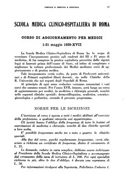 Rivista ospedaliera giornale di medicina e chirurgia