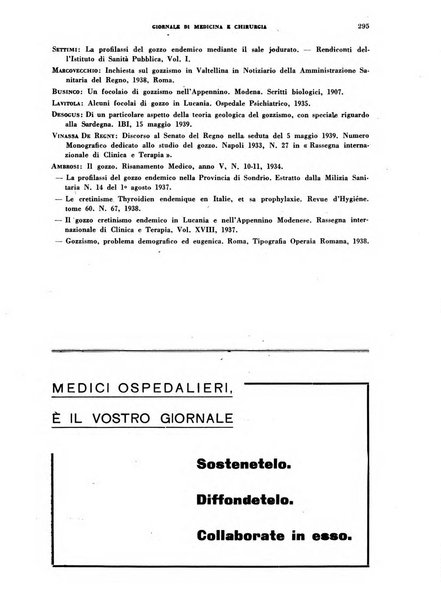 Rivista ospedaliera giornale di medicina e chirurgia