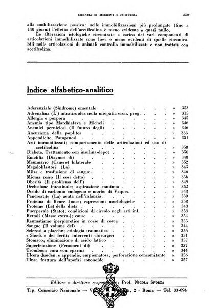 Rivista ospedaliera giornale di medicina e chirurgia