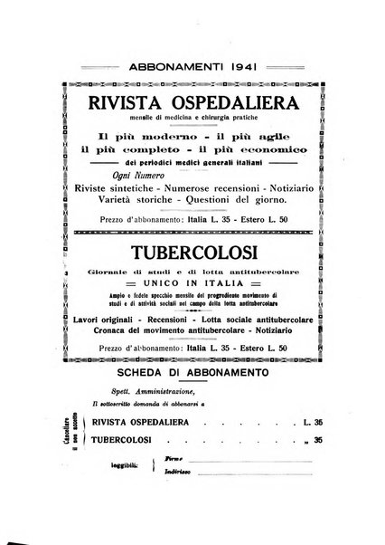 Rivista ospedaliera giornale di medicina e chirurgia