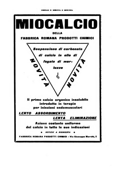 Rivista ospedaliera giornale di medicina e chirurgia