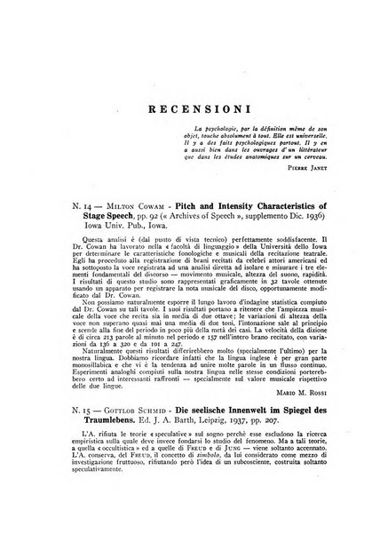 Rivista di psicologia normale e patologica Organo della Societa Italiana di Psicologia