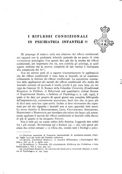 Rivista di psicologia normale e patologica Organo della Societa Italiana di Psicologia