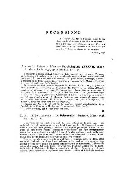 Rivista di psicologia normale e patologica Organo della Societa Italiana di Psicologia