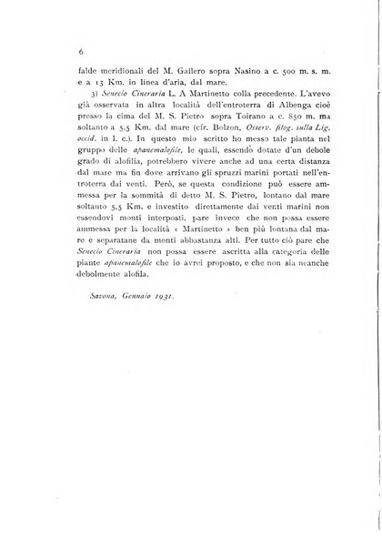 Archivio botanico per la sistematica, fitogeografia e genetica