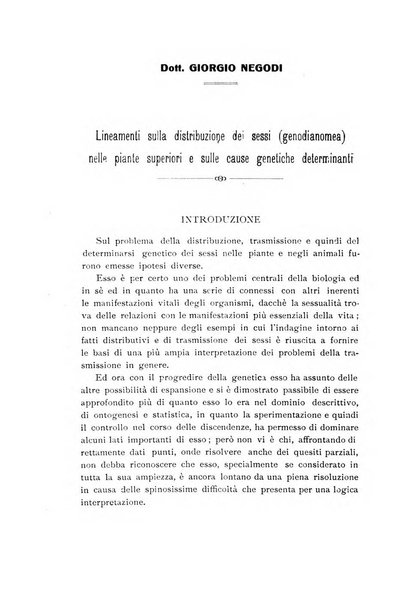 Archivio botanico per la sistematica, fitogeografia e genetica