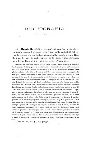 Archivio botanico per la sistematica, fitogeografia e genetica