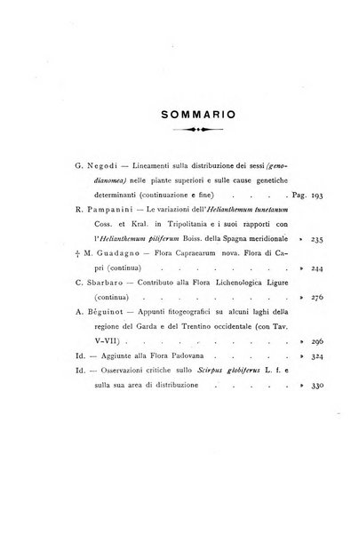 Archivio botanico per la sistematica, fitogeografia e genetica