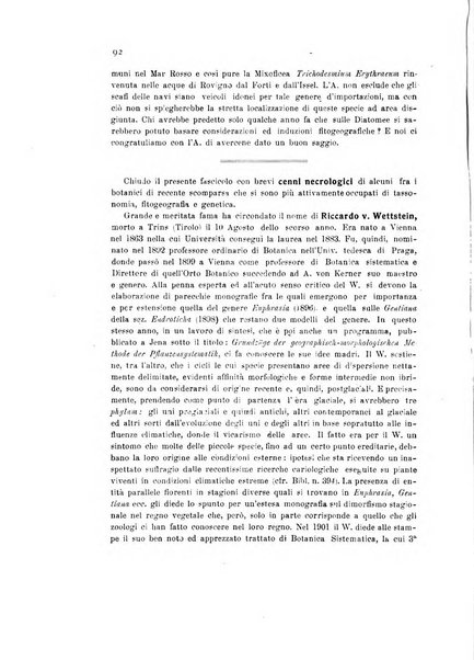 Archivio botanico per la sistematica, fitogeografia e genetica