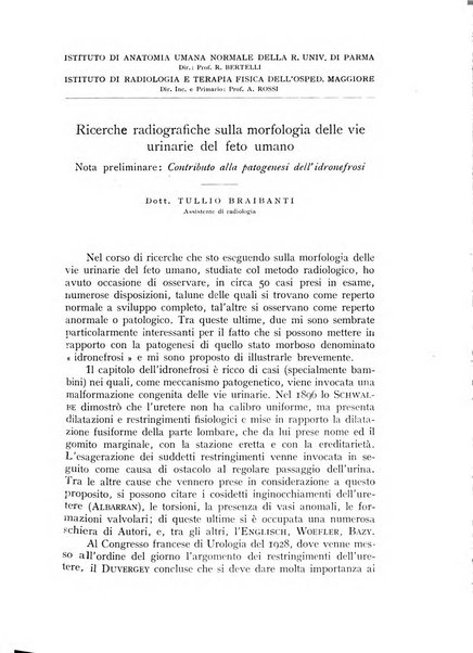 Annali di radiologia diagnostica