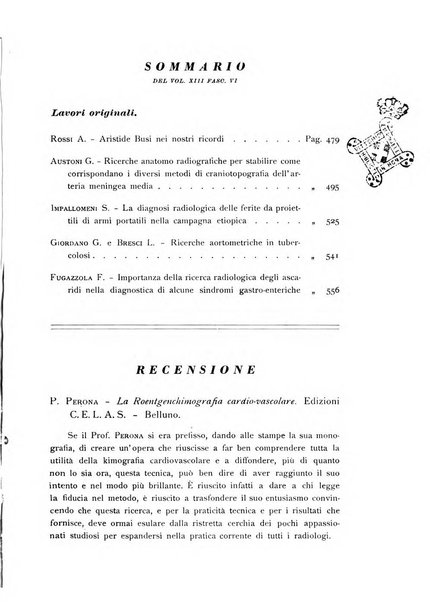 Annali di radiologia diagnostica