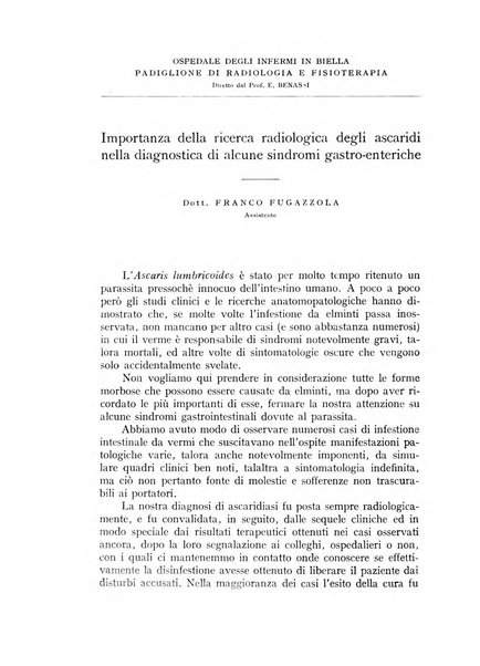 Annali di radiologia diagnostica