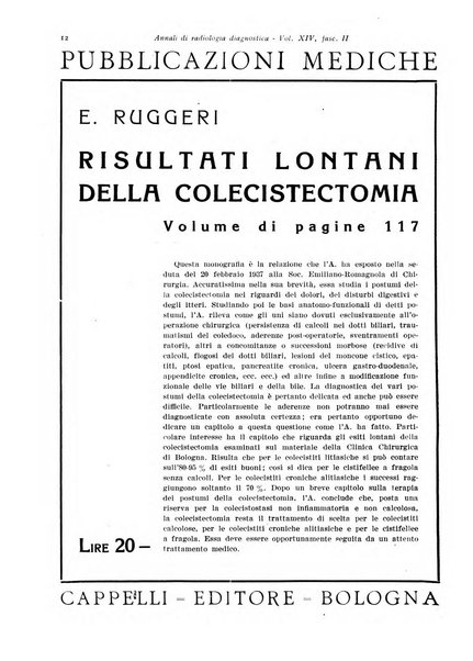 Annali di radiologia diagnostica