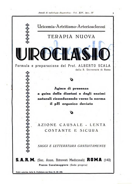 Annali di radiologia diagnostica