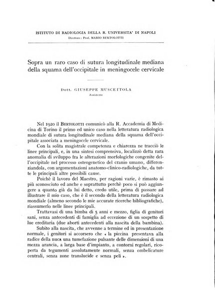 Annali di radiologia diagnostica