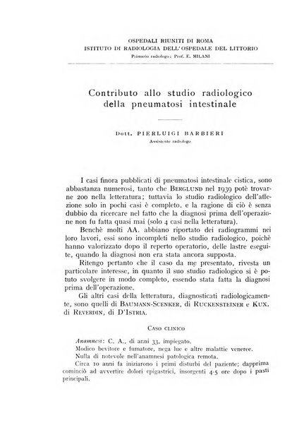 Annali di radiologia diagnostica