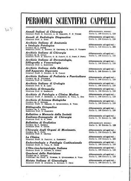 Annali di radiologia diagnostica