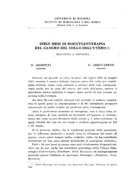 Annali di radiologia diagnostica