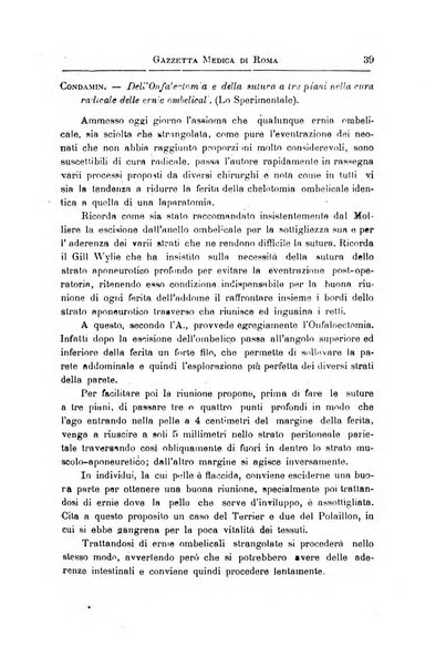 Gazzetta medica Malpighi