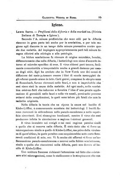 Gazzetta medica Malpighi