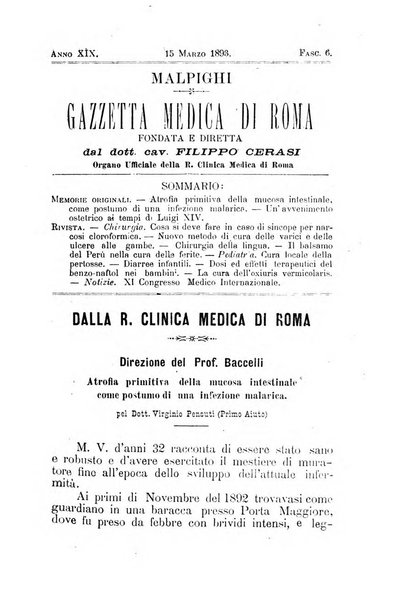 Gazzetta medica Malpighi