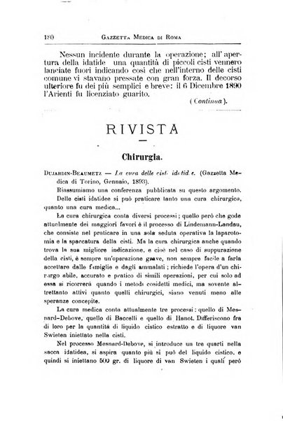 Gazzetta medica Malpighi