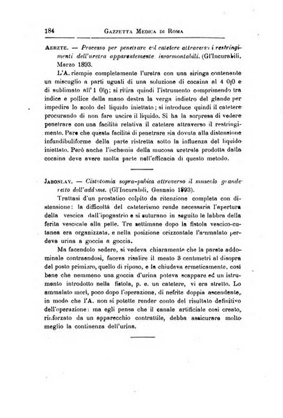 Gazzetta medica Malpighi