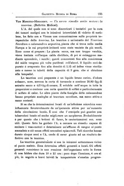 Gazzetta medica Malpighi