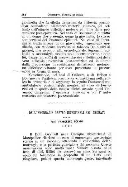 Gazzetta medica Malpighi