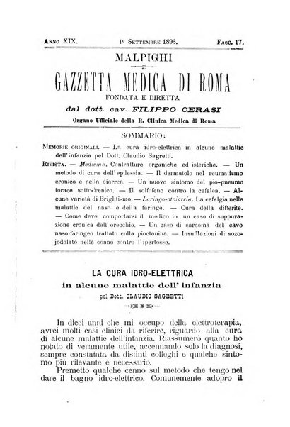 Gazzetta medica Malpighi