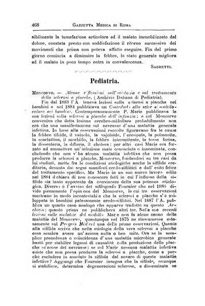 Gazzetta medica Malpighi