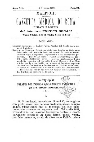 Gazzetta medica Malpighi