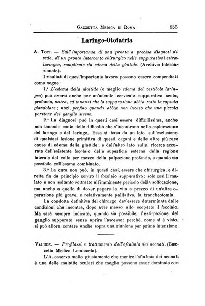 Gazzetta medica Malpighi