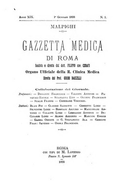 Gazzetta medica Malpighi