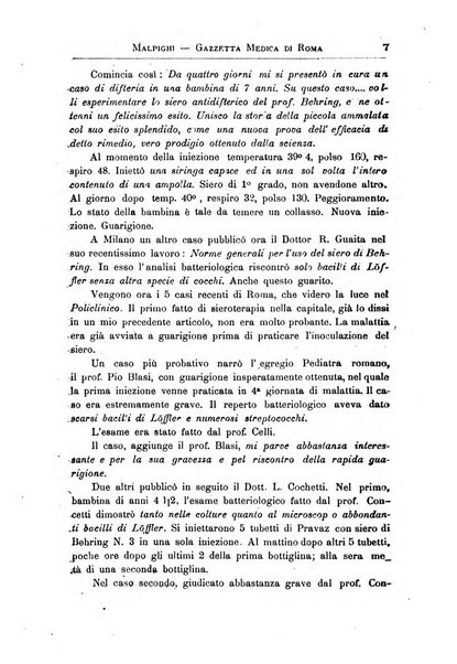 Gazzetta medica Malpighi