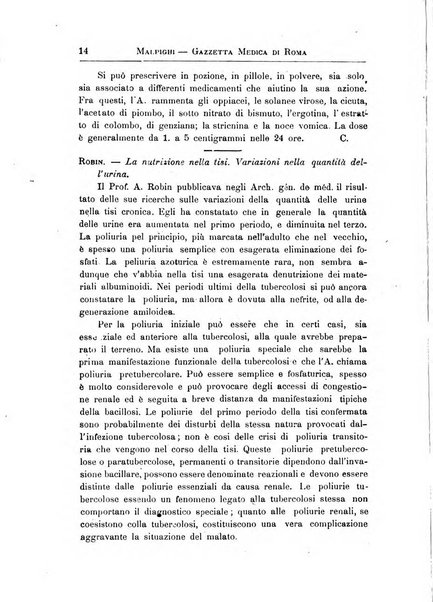 Gazzetta medica Malpighi